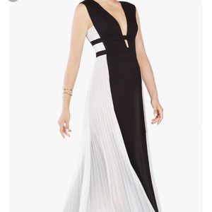 BCBG MaxAzria Thalia Color-Blocked Gown